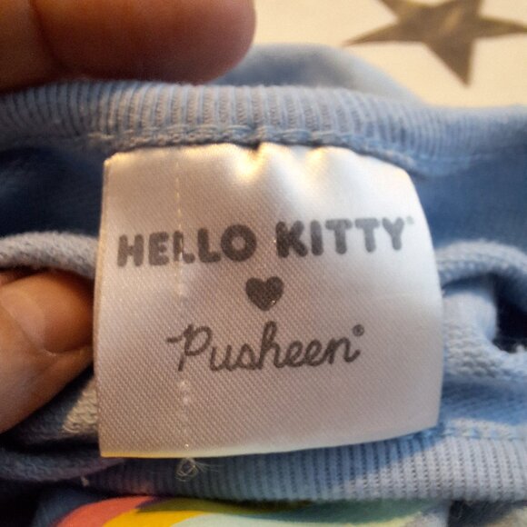 Hello Kitty x Pusheen Women's Sleeveless Wide Strap Cropped Tank Top Size M - Picture 7 of 8